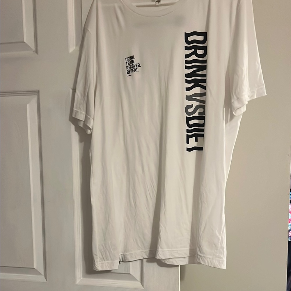 PRUVIT Ketones White Graphic T-Shirt